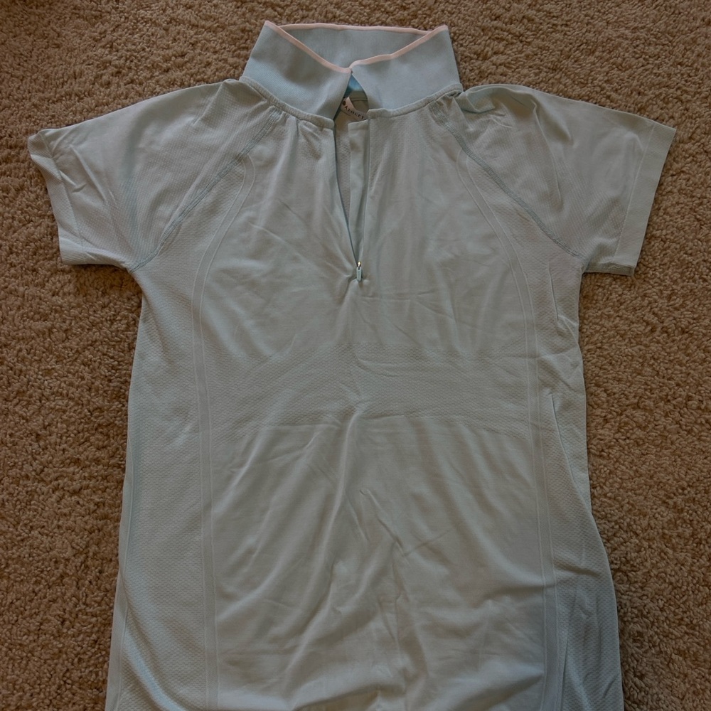 Athleta Momentum Polo in Mint Color
